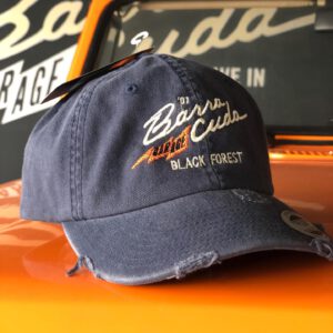 Classic Baseball Cap Destroyed Blau